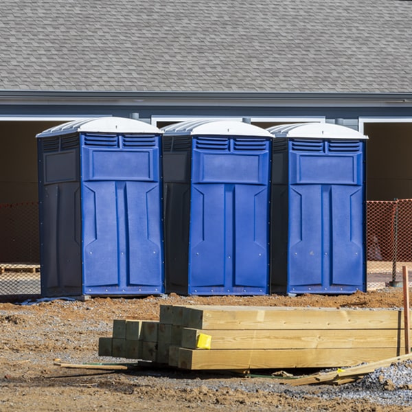 what is the expected delivery and pickup timeframe for the porta potties in Maltby WA